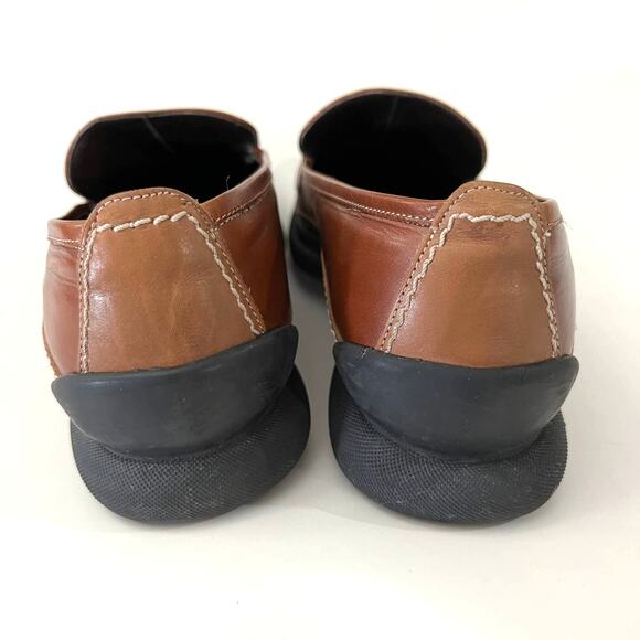 Sesto Meucci Leather Tassel Loafer Size 7M - Picture 8 of 10